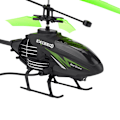 Miniatyrbillede 6 af 7: Mini RC Infrarød Induktion Helikopter Fly Blinkende Lys Legetøj Julegave Green
