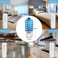 Miniatyrbild 3 av 5: Bug Zapper Silent Mosquito Killer Fruktflugfällor för inomhus, plug-in flugfälla inomhus för flugor, fruktflugor, Eu Plug (vit)