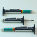 Miniatyrbillede 4 af 5: Universal bildæk Dæk Slidbanedybde Måler Dæk Slidbanemønster Dybde Måling Pen Autoreparation Tykkelse Inspektionsværktøj| | two color