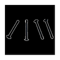 Pikkukuva 3 / 5: 25kpl 6 -32x30mm pidennetty pyöreäpäinen kiinnitysruuvi PC- case Näytönohjaimen jäähdytin Jäähdytin Vesijäähdytys Black