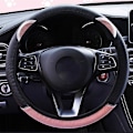 Miniatyrbild 2 av 5: Söt Tecknad Katt Öron Cover För Kvinnor Universal Bil-styling Rattskydd Autodekoration Tillbehör - Rattskydd Red