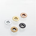Miniatyrbild 2 av 5: Badrum Handfat Runt Hål Overflow Cover Basin Keramiska Krukor rose gold