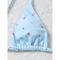 Pikkukuva 4 / 5: Eurooppalainen ja amerikkalainen kolmiosainen bikini-uimapuku Blue M