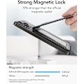 Miniatyrbild 2 av 5: Magnetic Wallet Case, Compatible with MagSafe Wallet, Phone Case with Adjustable Stand for iPhone 16/15/14/13/12, Not