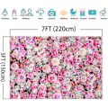 Miniatyrbilde 4 av 5: Rosa Rose Blomster Fotografi Bakgrunner For Baby Shower Jenter Bursdagsfest Foto Bakgrunn Floral