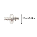 Miniatyrbilde 2 av 5: 5 stk Gardinmagneter Lukking Holdback Button Legering Slitesterk Lett Bærbar Med Tack Gardin Vekter Magneter Knapp Høy kvalitet Høy kvalitet 0.98In