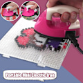 Miniatyrbilde 1 av 5: Bærbar Mini Elektrisk Strykejern Reise Plast Perler Klær Sytilbehør 240659