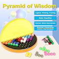 Miniatyrbild 2 av 2: Klassisk 3d Pussel Pyramid Plate 178 utmaningar Iq Pearl Logical Mind Game Brain Intellectual|pussel