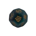 Pikkukuva 4 / 9: 3kpl / set Dichromatic D12 Polyhedral Astrology Dice for Constellation