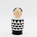Miniatyrbillede 5 af 5: Udsalg Russiske Træ-Nesting Dukker Matryoshka Sæt 5 Stk Multicolor