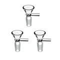 Miniatyrbillede 1 af 5: 3 stykker glas tragt glas skål adapter Manuel klar skål stativ Klar holdbart glas tragt skål