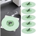 Miniatyrbillede 2 af 5: Gulvsi, stærk adsorptionskraft Godt forseglet gulvafløbsdæksel Slidbestandigt og holdbart med 5 stk til hjem til familien (Nordic Green)