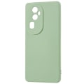 Pikkukuva 3 / 5: Oppo Reno10 5G kumisoidulle TPU- phone case Candy Color Fiber Lining putoamisen estävä cover Bean Green