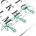 Miniatyrbillede 4 af 4: 30 stk Coconut Tree Shape Papirclips Grønt Palme Træ Bogmærker Planner Clips til kontor Skoleartikler Fødselsdag Bryllupsdekoration
