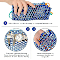 Miniatyrbillede 2 af 4: 6 stk. Crab Trap Bait Bag med Skab Bærbar Fiskefælde Udendørs Krabbe Snare Mesh Bait Traps Rejer Ne