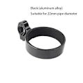 Miniatyrbild 1 av 5: Retro cykelstyre kaffekopp Hela aluminiumlegering Vattenkoppshållare Mjölkte kopphållare Vattenkokare Styrställ - Cykelflaskhållare black 22mm