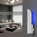 Miniatyrbild 2 av 5: Bug Zapper Silent Mosquito Killer Fruktflugfällor för inomhus, plug-in flugfälla inomhus för flugor, fruktflugor, Eu Plug (vit)