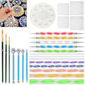 Miniatyrbild 1 av 5: Dotting Tools Kits, 25 Tlg Mandala Dotting Tools Set, Dotting Penslar Stencil Ball Stylus Färgbricka för att måla stenar Ritning Drafting,ssxjv