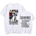 Miniatyrbilde 1 av 2: Voksne Taylor Swift The Eras Tour T-skjorte kortermede topper gaver White 2XL