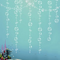Miniatyrbild 1 av 5: 4 Strings Under The Sea White Bubble Girlander För Little Mermaid Festdekorationer 2d Bubble Coutout Garland Hängande Bubblor Streamer Pool Ocean Underw