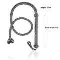 Miniatyrbild 3 av 3: Bullwhip Horse i äkta läder (svart)