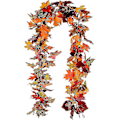 Pikkukuva 1 / 5: Fall Garland Maple Leaf riippuva viiniköynnöksen Garland keinotekoinen syksyn lehdet