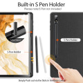 Pikkukuva 3 / 5: Samsung Galaxy Tab S7 Fe / S7+ Domo Series case Black