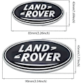 Pikkukuva 1 / 4: 2 kpl sopii Land Rover -merkin etusäleikköön, takaluukun ovaaliin merkkiin, sopii Land Rover Range Rover -merkin nimikilpeen (musta)