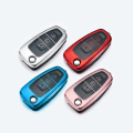 Miniatyrbilde 2 av 5: Bil Folding Key Case Cover Bag Nøkkelring For Ford Focus C Max S Max Galaxy Mondeo Ranger Transit Tourneo Custom Tpu Protector| | red