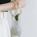 Miniatyrbillede 1 af 4: Glimtende Diamant Rhinestones Vintaske Elastisk Net Robust Håndtag Bryllupsgaver Brown