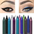 Miniatyrbild 1 av 5: 14 färger Långvarig Eye Liner Penna Vattentät Pigment Blå Brun Svart Eyeiner Pen Ögonmakeup Kosmetik 01 Black