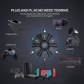 Miniatyrbild 5 av 5: Tangentbords- och musadapter Gaming Tangentbord Mus-omvandlare för en/ps4/switch/ps3/ 360-konsoler till Black