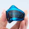 Pikkukuva 3 / 5: Auton kokoontaittuva case cover Avaimenperä Ford Focus C Max S Max Galaxy Mondeo Ranger Transit Tourneo Custom Tpu Protector| | blue
