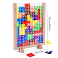 Miniatyrbillede 2 af 5: 3d Tangram Tetris spil Matematik legetøj russiske blokke puslespil puslespil Uddannelseslegetøj