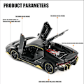 Pikkukuva 3 / 5: 1:32 Lamborghini Centenario Lp770-4 Diecast Sound&light Alloy Automalli Lelu Syntymäpäivä Uuden Vuoden lahjat