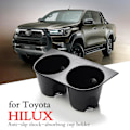 Pikkukuva 1 / 4: 1x Toyota Hilux Sr5 4x4 2015~2021 vesimukin pidike Revo säilytyspidike Auton kuorma-auto juomapullon organizer kiinnitysteline | juomatelineet|