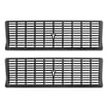 Luftventilationsgaller, Luftflödesventilationsgaller för 2021 2022 Model Y Bakre Luftkonditionerutlopp - 2 Pack Svart