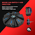 Miniatyrbild 3 av 5: Tangentbords- och musadapter Gaming Tangentbord Mus-omvandlare för en/ps4/switch/ps3/ 360-konsoler till Black