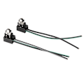 Miniatyrbillede 3 af 5: 2stk Forlygte Lampe Pære Fatning Ledningsnet Stik Stik Adapter Line For H1 Pære