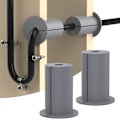 Pikkukuva 1 / 5: Starlink kaapelin reitityssarja 1" seinäreikään, kaapelin reitityssarja Starlinkille, Starlink läpivienti, Starlink kaapelin läpivientikumi Grey 2pcs
