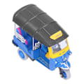 Miniatyrbillede 3 af 4: Træk-Tilbage Thai Trehjulede Simulation Legering Tuk Tuk Bil Model Legetøj Børn Køretøj Legetøj Blue
