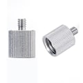 Miniatyrbilde 5 av 5: 5/8 til 1/4 adapter hunn til hann mikrofon skrue adapter mikrofonstativ adapter