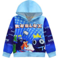 Miniatyrbillede 1 af 2: 5-9 år Børn Drenge Piger Rainbow Friends Hættejakker med lynlås Outwear Toppe Gaver A 7-8 Years