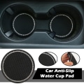 Pikkukuva 4 / 5: 2kpl Liukumaton auton vesikuppipehmuste kumimatto pullotelineeseen lasinaluse Auton sisätilat liukastumattomat kupinpitimet Autotarvikkeet - juomatelineet 2 pcs