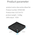 Pikkukuva 5 / 5: Fan Simulator Dummy Fan Simulator for Bitmain Antminer Miners Mining L3 D3 S7 S9 Z9 S17 T15 T9 V9.