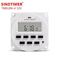 Miniatyrbild 3 av 5: 15,98 tum LCD digital timer 12v Dc 7 programmerbar tidsbrytare Tm618n-4