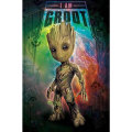 Miniatyrbillede 1 af 5: (30x40cm)30x40cm Groot The Avengers 5D DIY diamantbroderi