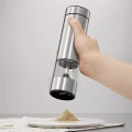 Miniatyrbilde 5 av 5: Elektrisk automatisk salt- og pepperkvernsett, tyngdekraftskrydderjusterbar krydderkvern