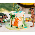 Pikkukuva 2 / 2: Suuri dinosauruksen kimalteleva syntymäpäivänumerokynttilä
