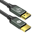 Miniatyrbilde 1 av 5: Displayport 1.4 8k 4k Hdr 144hz 165hz skjermportadapter for video-PC Bærbar TV Dp 1.4 Display P silver gray